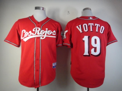 mlb jerseys cincinnati reds #19 votto red(new)