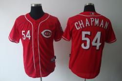 MLB Cincinnati Reds #54 Chapman Red Jerseys