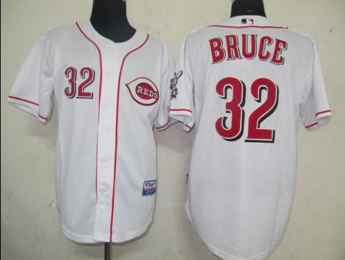 MLB Cincinnati Reds 32 BRUCE White