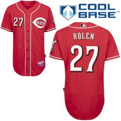 MLB Cincinnati Reds 27# Rolen red cool base jerseys