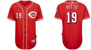 Cincinnati Reds 19 Joey Votto Baseball Authentic Red Jerseys