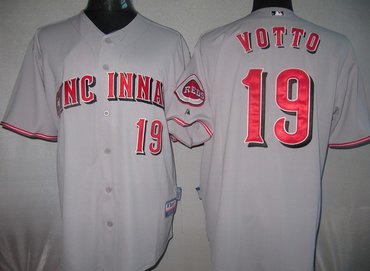 mlb Cincinnati Reds 19# votto grey