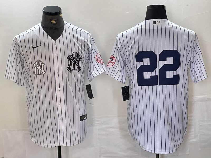 Men's New York Yankees #22 Juan Soto White Cool Base Stitched Baseball Jersey 10