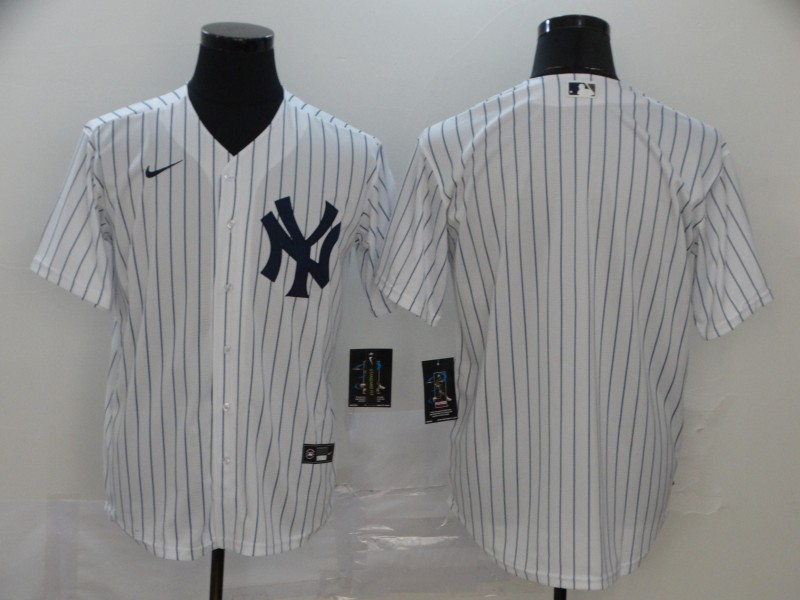 Yankees Blank White 2020 Nike Cool Base Jersey