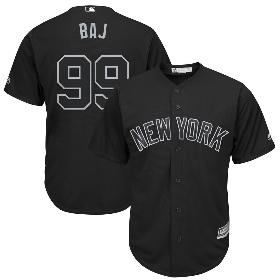 Yankees 99 Aaron Judge BAJ Black 2019 Players' Weekend Player Jersey