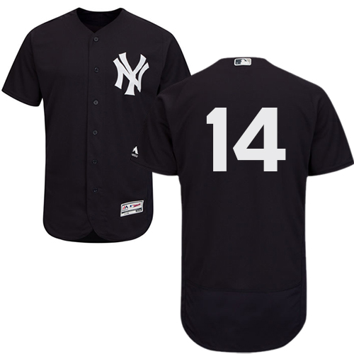 Yankees #14 Neil Walker Navy Blue Flexbase Authentic Collection Stitched Baseball Jersey