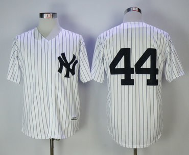 Yankees 44 Reggie Jackson White 1977 Mitchell & Ness Jersey