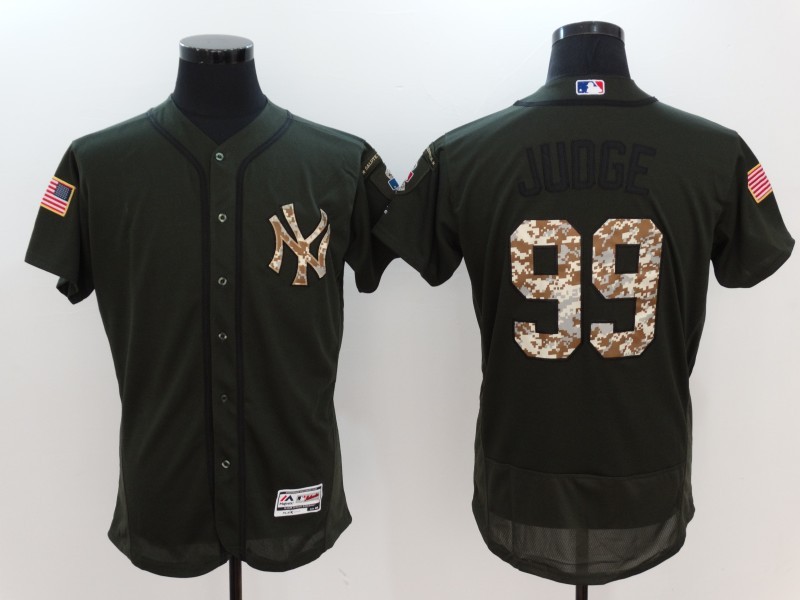 Yankees 99 Aaron Judge Olive Green Flexbase Jersey