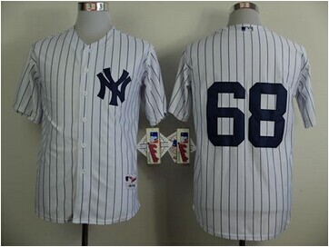 New York Yankees #68 Dellin Betances White Stitched Baseball Jersey