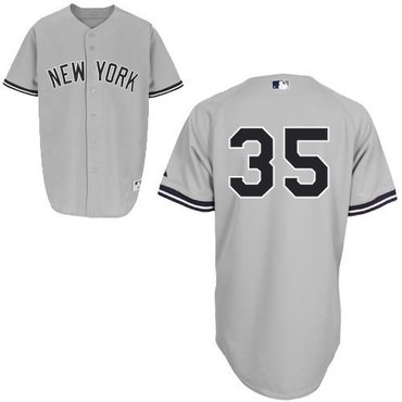 New York Yankees #35 Michael Pineda Grey Stitched Baseball Jersey