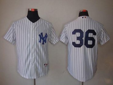 Youth MLB New York Yankees #36 Carlos Beltran White Baseball Jersey