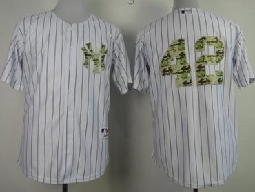 mlb jerseys new york yankees #42 rivera white(number camo)(black strip)