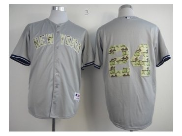 mlb jerseys new york yankees #24 cano grey(number camo)