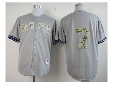 mlb jerseys new york yankees #7 mantle grey