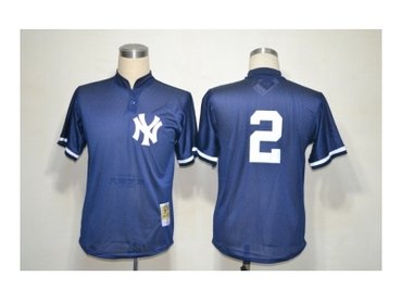 mlb jerseys new york yankees #2 m&n blue