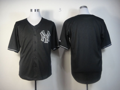 mlb jerseys new york yankees blank black(fashion)