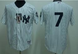 MLB New York Yankees #7 Mickey Mantle Pinstripe Jerseys