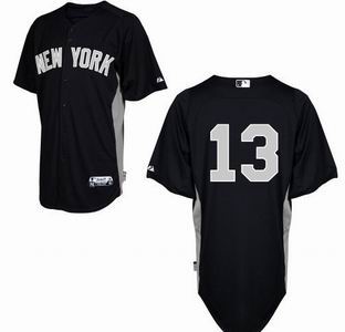 New York Yankees 2011 13 Alex Rodriguez black jerseys