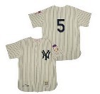 New York Yankees #5 Joe DiMaggio white