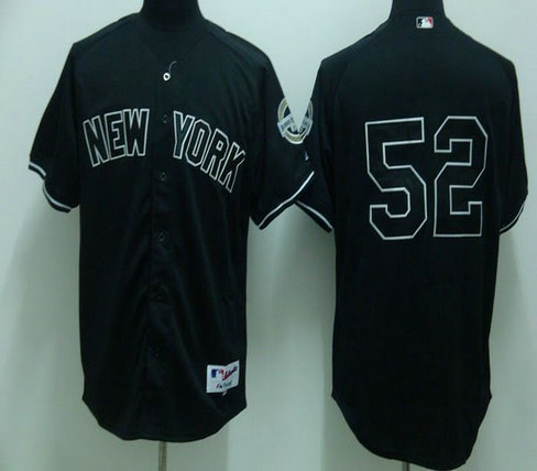 New York Yankees Authentic CC Sabathia #52 Black