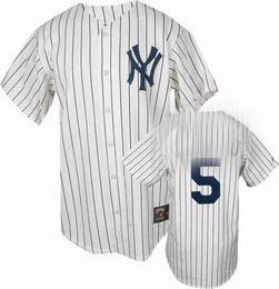 jerseys New York Yankees #5 DiMaggio white