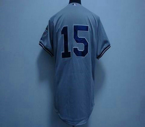 jerseys New York Yankees #15 MUNSON grey