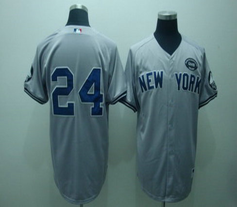 New York Yankees 24 Robinson Cano Grey Jersey GMS THE BOSS