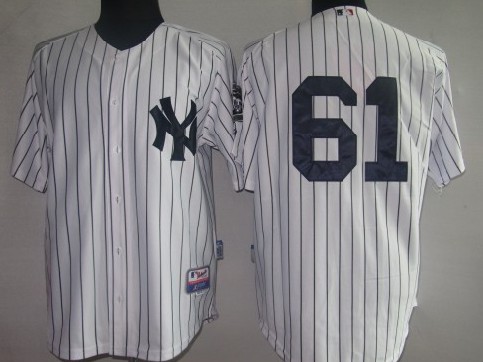 MLB Jerseys New York Yankees 61# park White