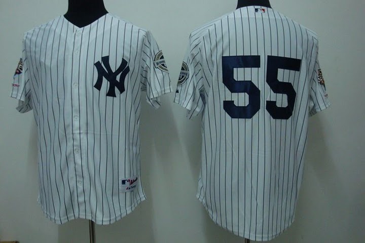 mlb new york yankees #55 matsui white(2009 logo)