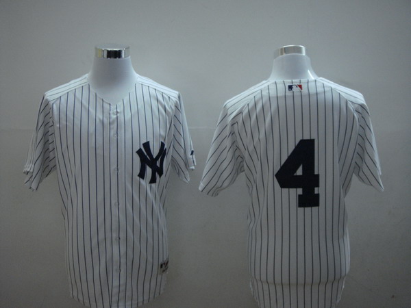 mlb new york yankees #4 lou gehrig white(2010)