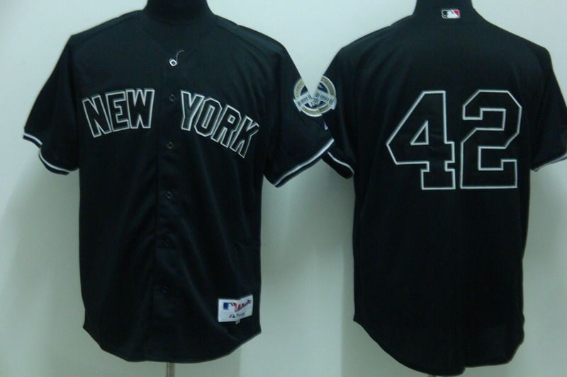 MLB Jersey New York Yankees #42 Mariano Rivera black Jersey $19.99