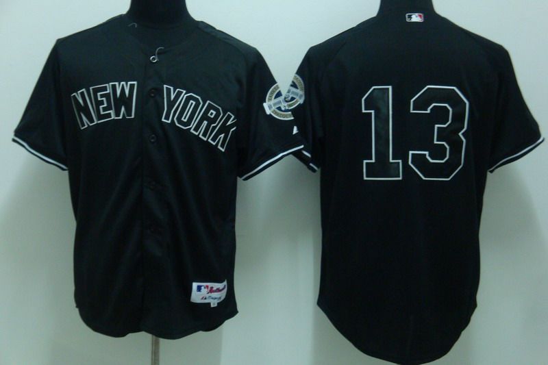 MLB Jersey New York Yankees #13 RODRIGUEZ black Jersey