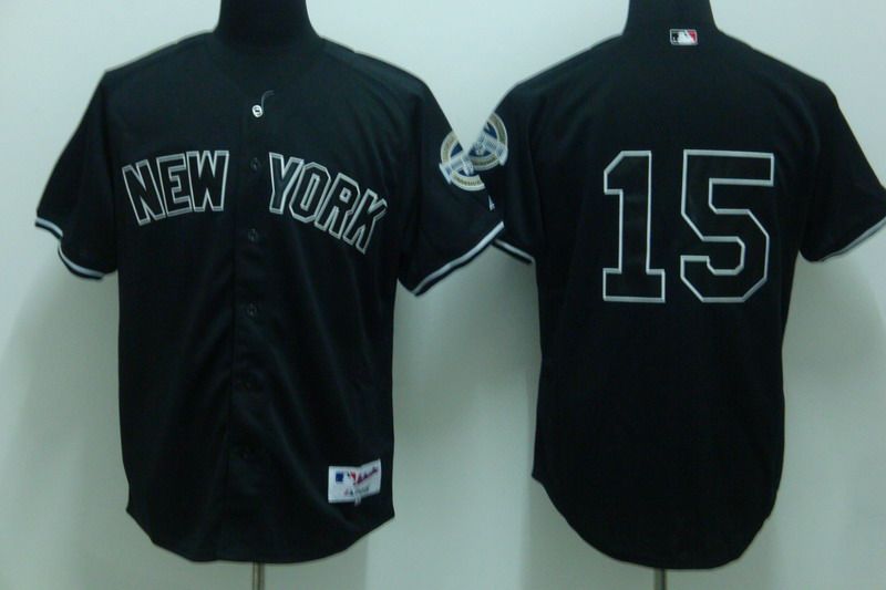 MLB Jersey New York Yankees #15 MUNSON BLACK Jersey