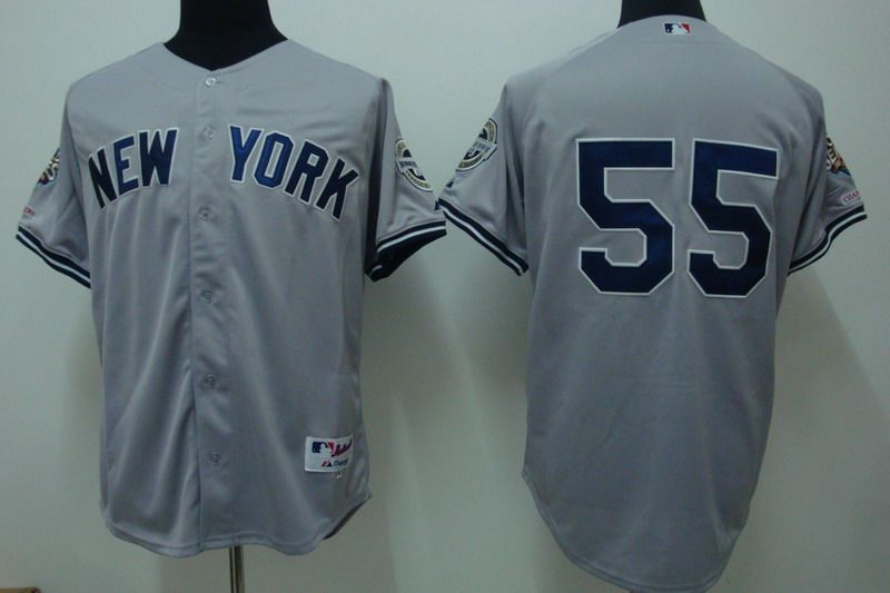 MLB Jersey New York Yankees #55 Matsui GREY Jersey