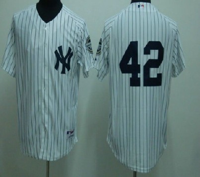 New York Yankees 42 Mariano Rivera white Jerseys