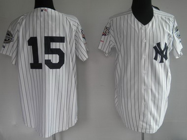 New York Yankees 15 white Jerseys