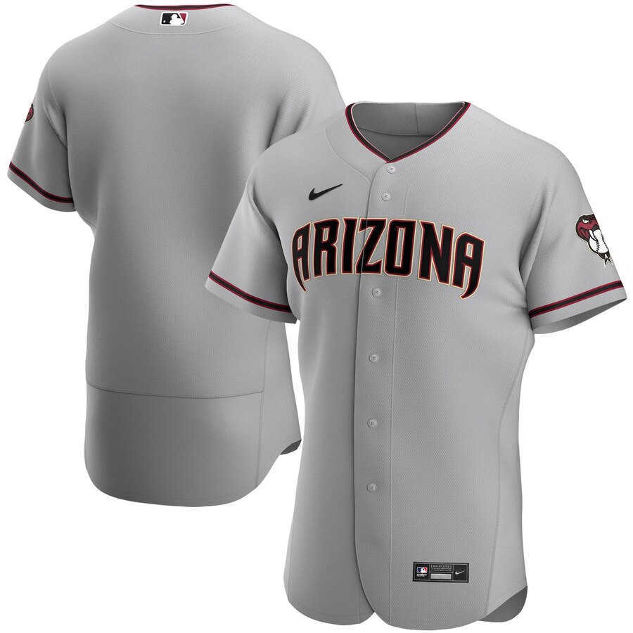 Arizona Diamondbacks Men's Nike Gray Road 2020 Authentic MLB Team Jersey