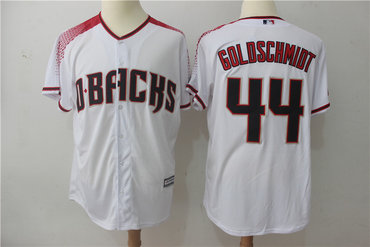 Diamondbacks 44 Paul Goldschmidt White Brick Cool Base Jersey