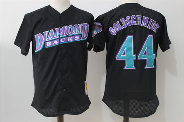 Diamondbacks 44 Paul Goldschmidt Black Cooperstown Collection Mesh Batting Practice Jersey