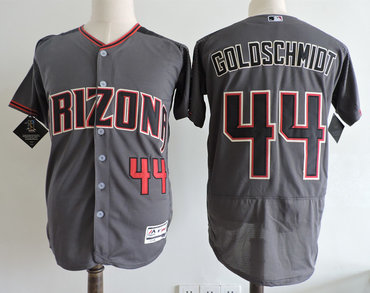 Diamondbacks 44 Paul Goldschmidt Gray Brick Flexbase Jersey