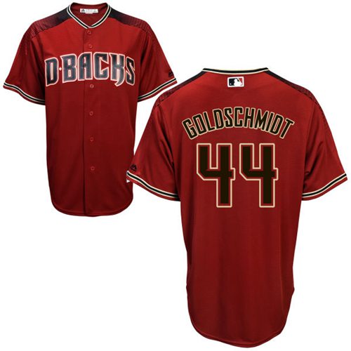 Diamondbacks #44 Paul Goldschmidt Red Brick New Cool Base Stitched MLB Jersey