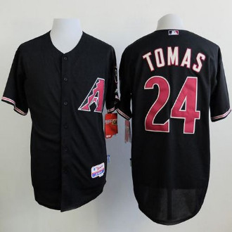 Arizona Diamondbacks #24 Yasmany Tomas Black Cool Base Stitched Baseball Jersey