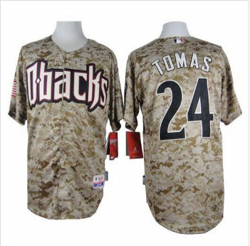 Arizona Diamondbacks #24 Yasmany Tomas Camo Cool Base Stitched Baseball Jersey