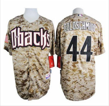 Arizona Diamondbacks #44 Paul Goldschmidt Camo Cool Base Stitched Baseball jersey