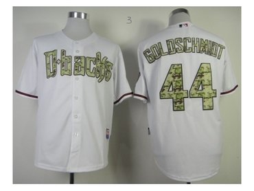 MLB Jerseys Arizona Diamondbacks #44 Goldschmidt white(number camo)