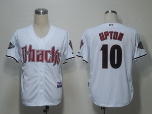 arizona diamondbacks 10 upton white