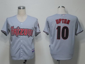 arizona diamondbacks 10 upton grey