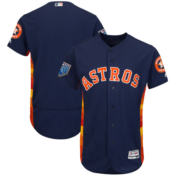 Astros Blank Navy 2018 Spring Training Flexbase Jersey