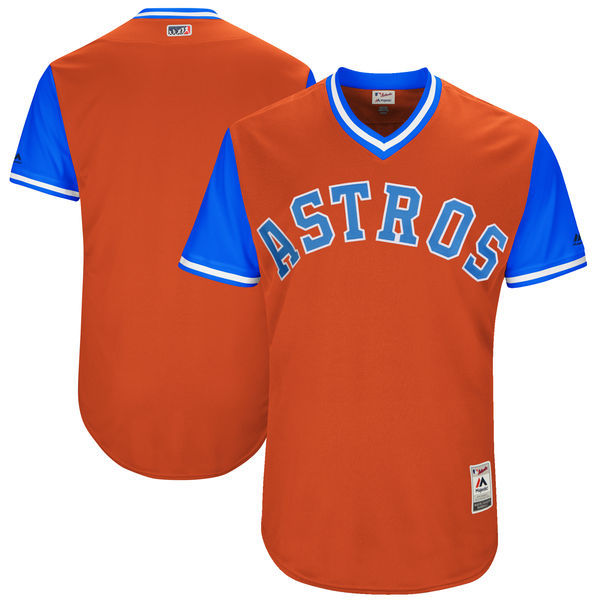 Astros Majestic Orange 2017 Players Weekend Team Jersey