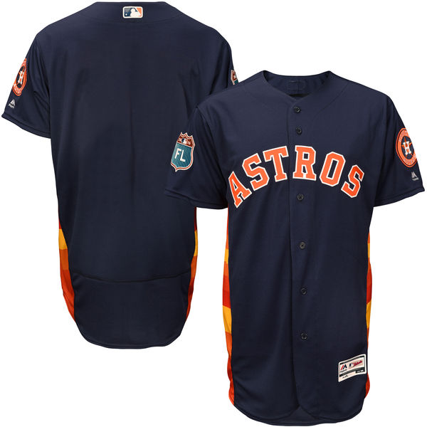 Astros Blank Navy 2017 Spring Training Flexbase Jersey